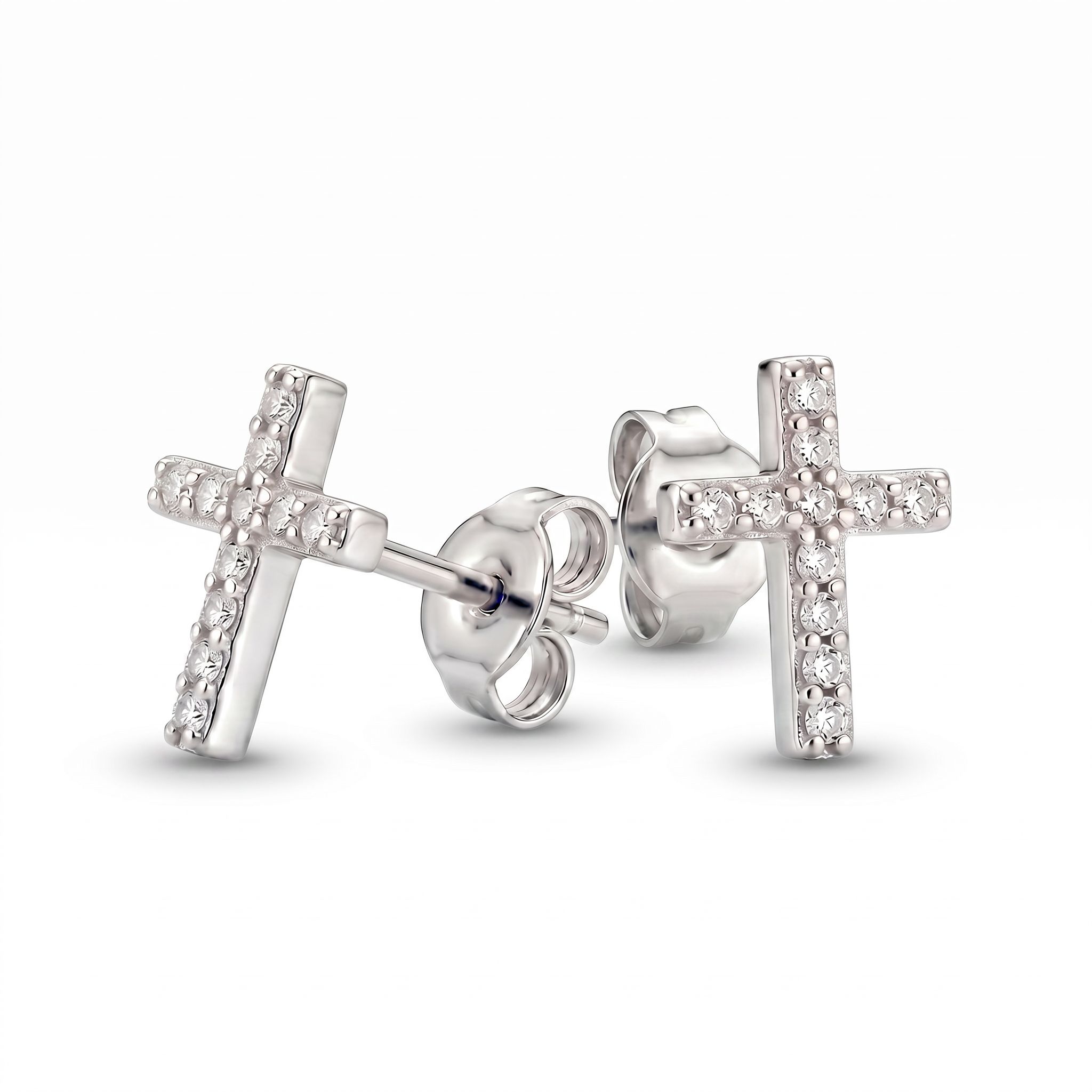 Cross Stud Earrings