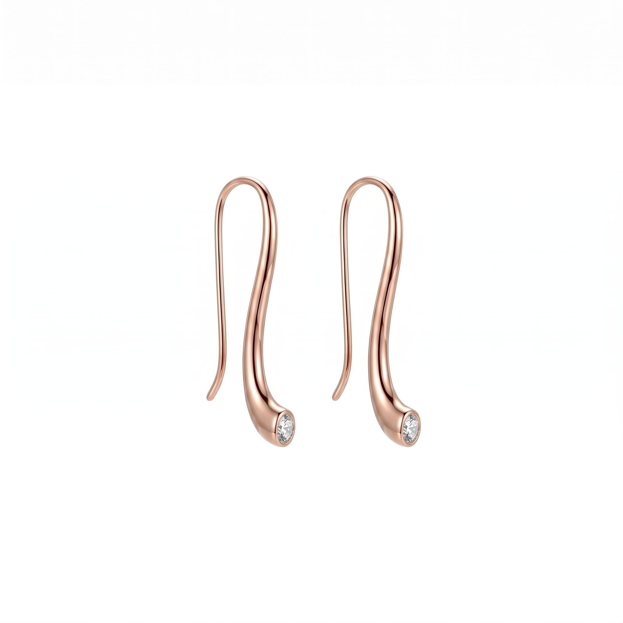 Sleek Drop Earrings