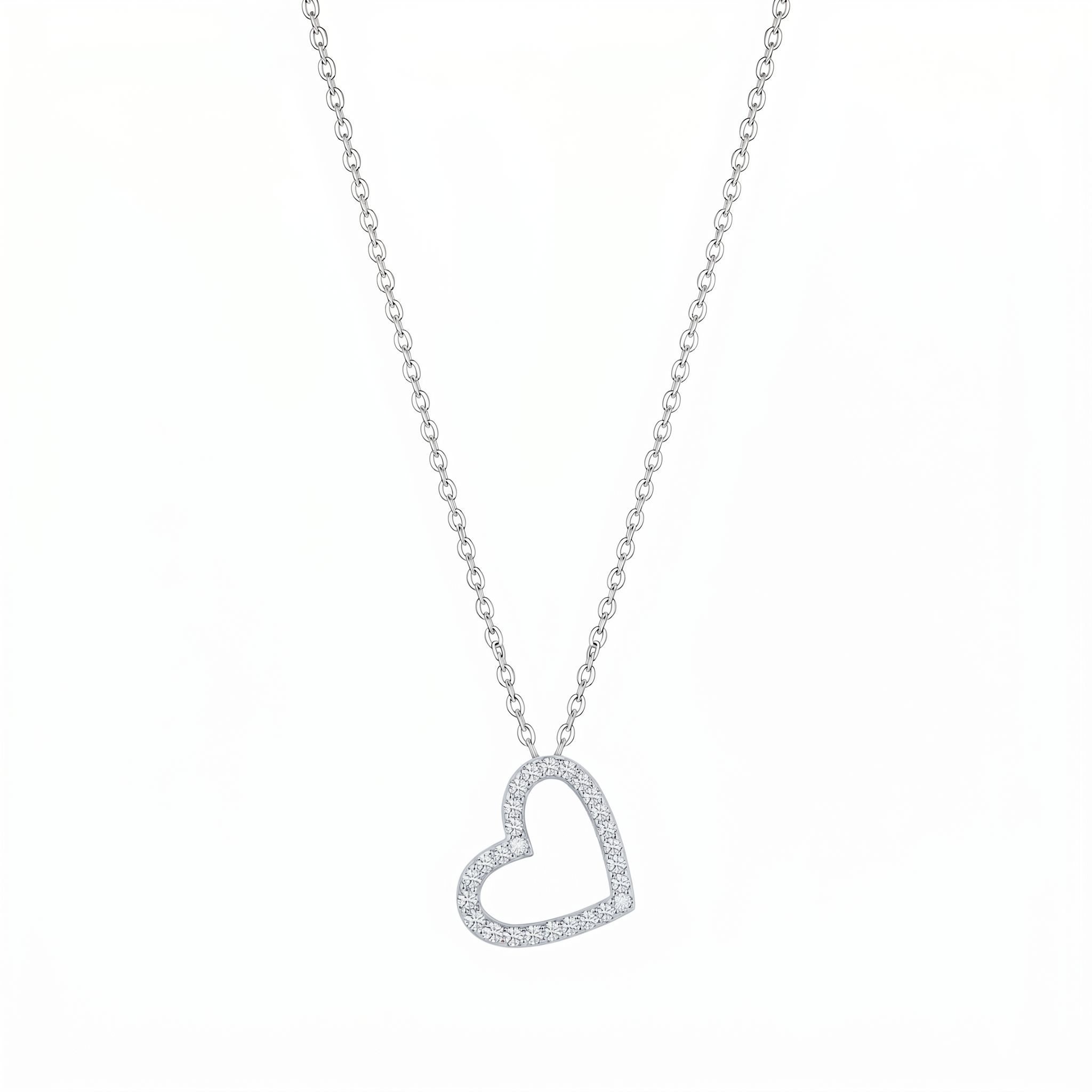 Sparkle Heart Necklace